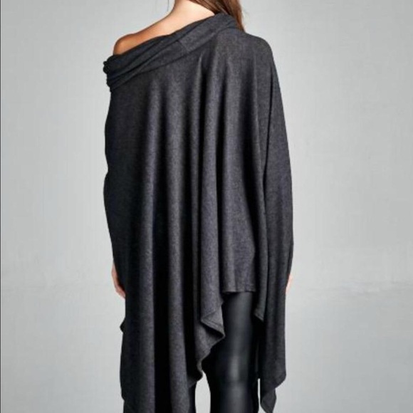 🎉Sold on Tradesy🎉New Cherish Cowl Neck Poncho - Picture 2 of 4