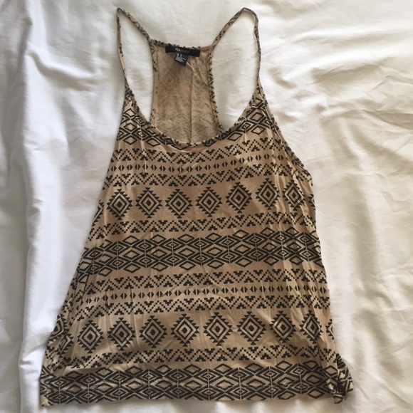 patterned tank top