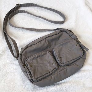 Mossimo Supply Co Gray Crossbody Bag Purse