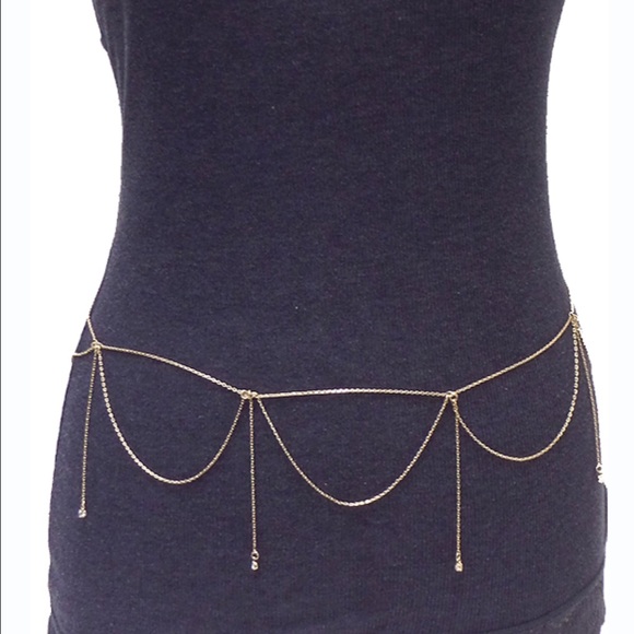 Gold waist chain