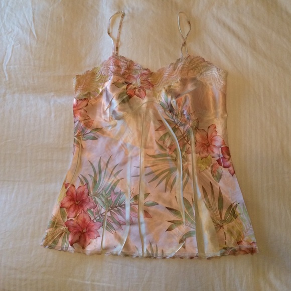 Floral camisole top