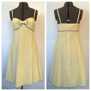 Yellow Seersucker Dress by Viola