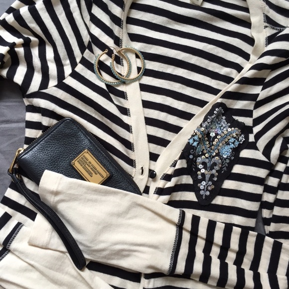 Anthropologie Stripped Cardigan