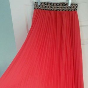 Pleated Maxi Skirt NEW!