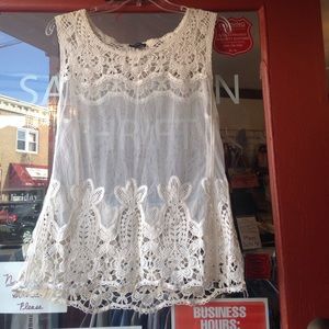 Sheer Lace Top