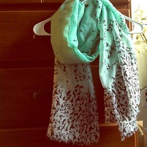 Brand new teal and grey scarf