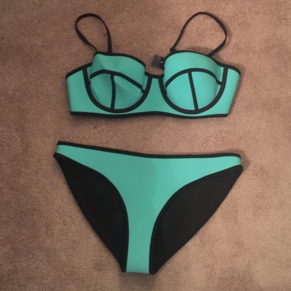 Other - Triangle-Like Turquoise Swim Suit