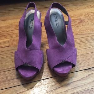 Purple/magenta heels