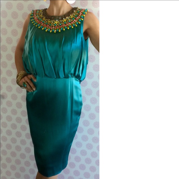 STUNNING NWT Escada satin dress