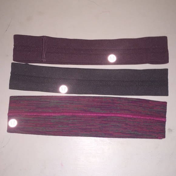 3 lululemmon headbands