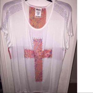 cross shirt from a boutique