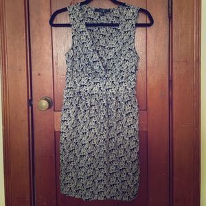 Navy/Taupe Dress