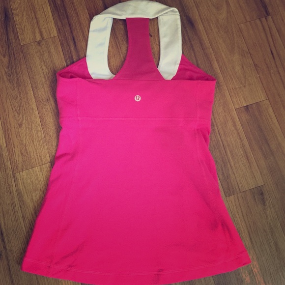 LULULEMON hot pink Yoga top