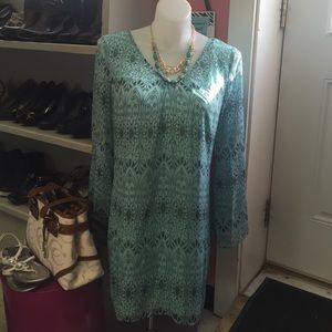 Summer dress tunic sz sm med lg new with tags