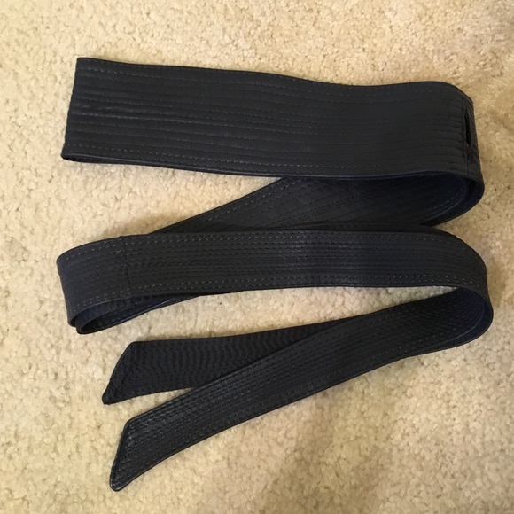 Navy Obi Belt from The Limited