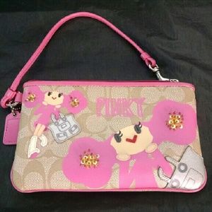 COACH Poppy Chan Pinky Large Wristlet