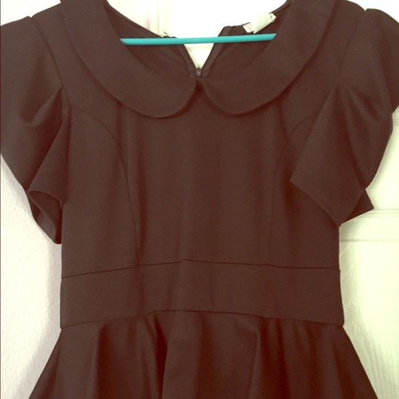 ModCloth Dresses & Skirts - Peplum Black Dress from ModCloth