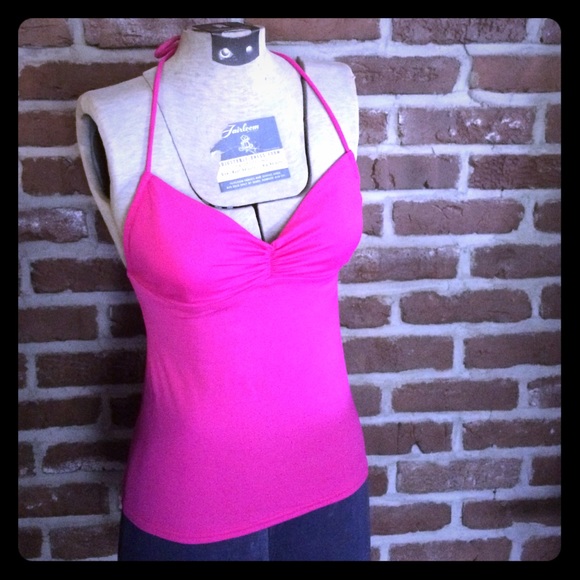 Victoria's Secret Pink Longline Halter Swim Top