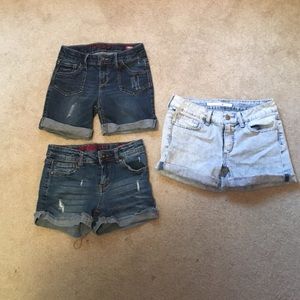 New Youth girls jean shorts size 12