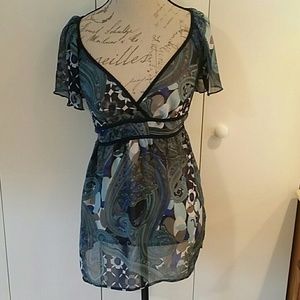 Sheer Charlotte Russe top