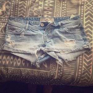 Hollister jean shorts