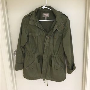 Forever21 utility jacket with hood (Love21)