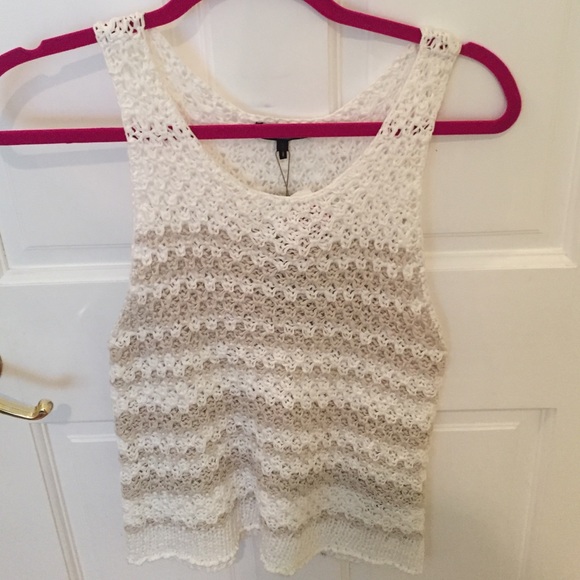 Rag and bone crochet tank top
