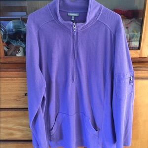 Purple knit top size 2x