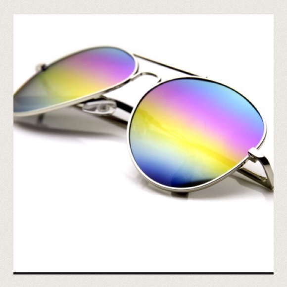 SALE❤️BOGO•50% OFF❤️RAINBOW LENS AVIATORS - Picture 3 of 3