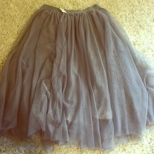 Grey Tulle skirt!