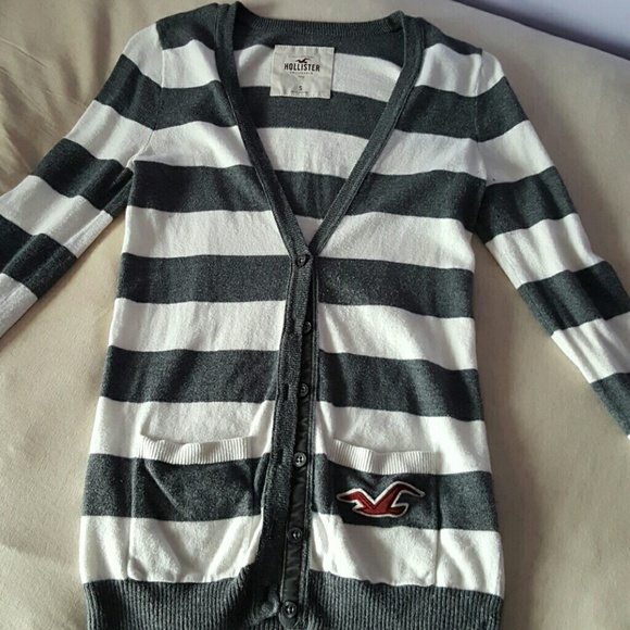 Hollister stripped cardigan
