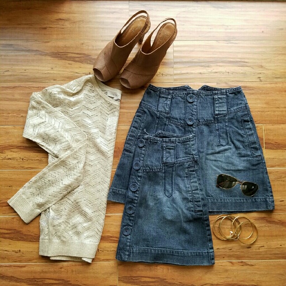 Reef high waisted denim skirt (size 24/0 & 25/1)