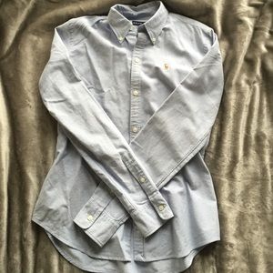 NWOT Ralph Lauren Chambray Top