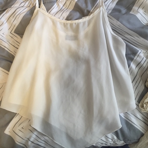 White free flowing tank top!