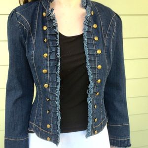 VINTAGE COLLECTION JEAN JACKET NEW/$140 TAG-SIZE S