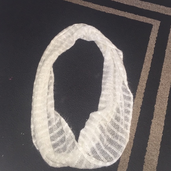 White infinity scarf!!