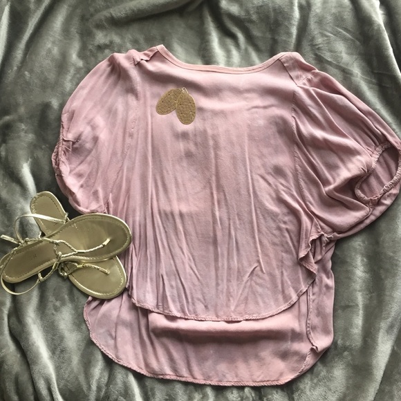 Dusty Rose Flowy Top