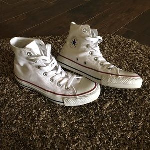 Converse in White