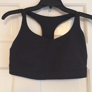 Black Lululemon sports bra