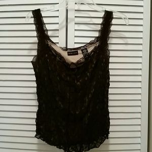 Lace top corset style