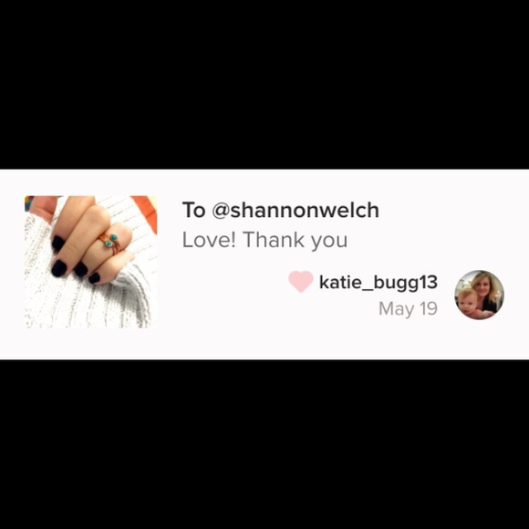 Copper turquoise wrap midi ring - Picture 3 of 3