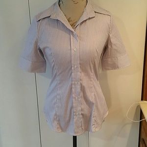 New York and company mid sleeve top stretch