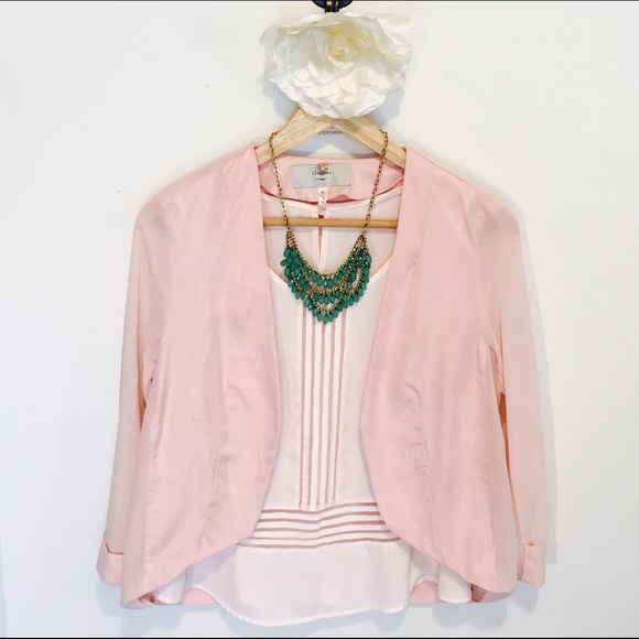 Pink Bershka jacket/blazer