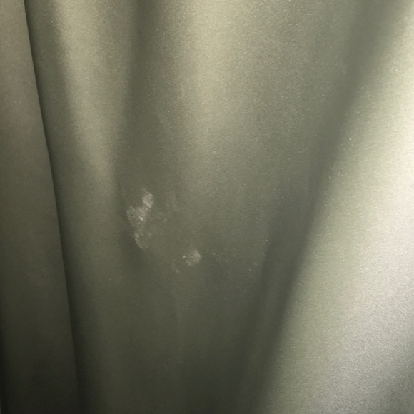 ABS ivory/mint satin gown for TALL gals w/heels! - Picture 5 of 8