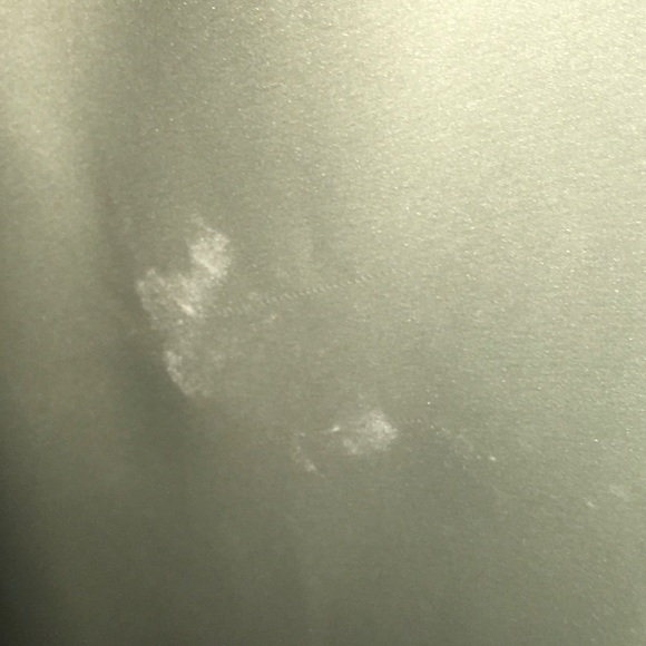 ABS ivory/mint satin gown for TALL gals w/heels! - Picture 6 of 8