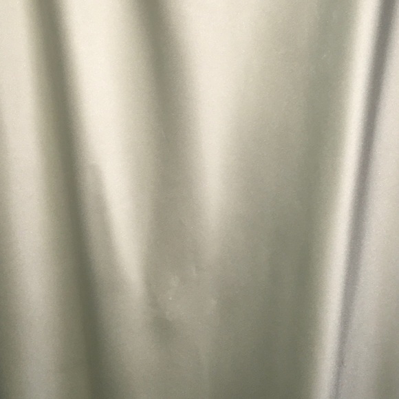 ABS ivory/mint satin gown for TALL gals w/heels! - Picture 7 of 8