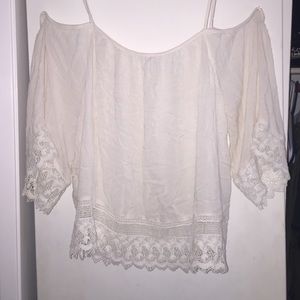 American eagle off the shoulder top