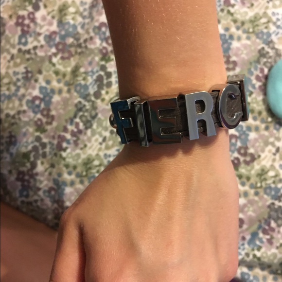 Bcbg leather bracelet