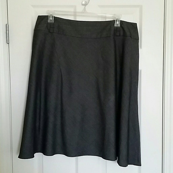 Dressbarn Size 24 Dark Grey Circle Skirt