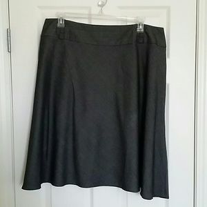 Dressbarn Size 24 Dark Grey Circle Skirt
